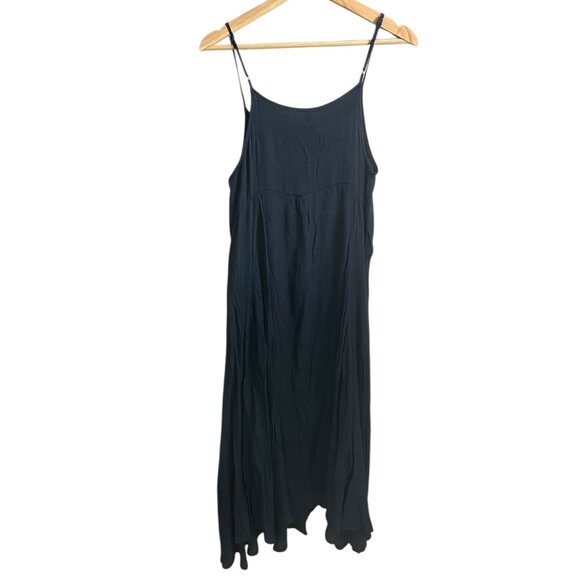 Wishlist Gauzy Midi Dress Navy Size‎ Medium Boho Whimsygoth Witchy - Picture 3 of 10
